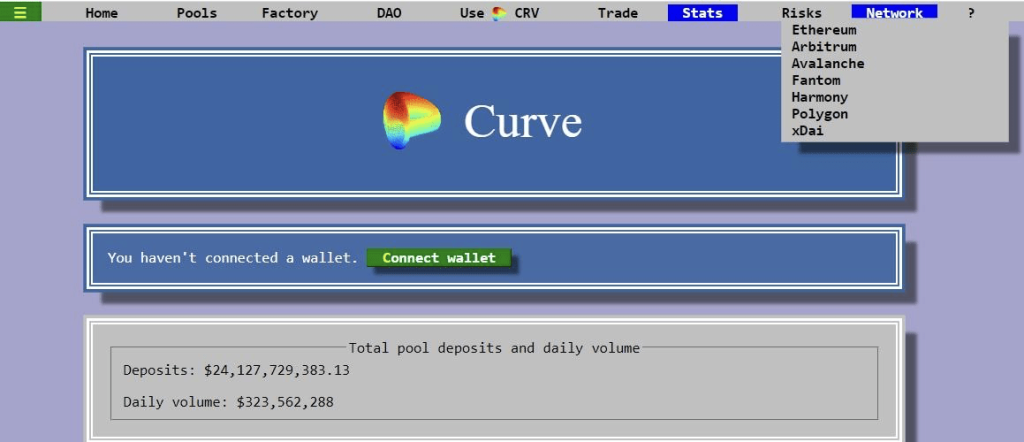 Curve Finance the Decentralised Finance