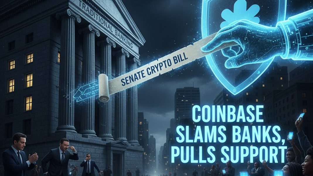 Coinbase Pulls Support for US Senate Crypto Bill