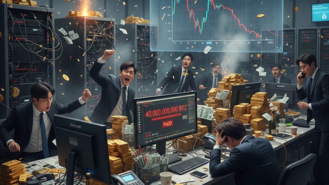 Bithumb Bitcoin Glitch: $40B Mistake Shakes Crypto Exchange